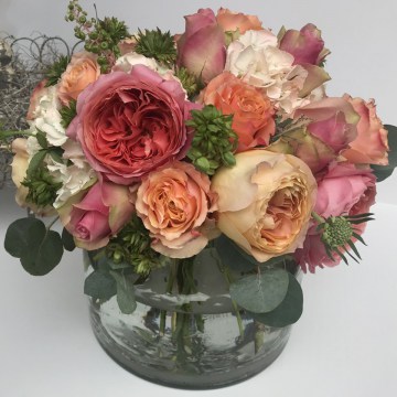 Blush Floral Vase